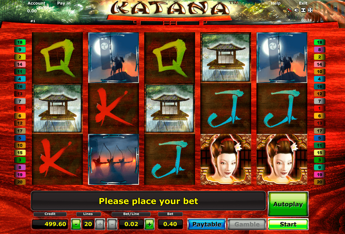 Katana slots