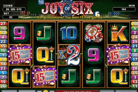 joy of six microgaming casino gokkasten