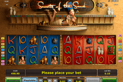 secrets of the sand novomatic casino gokkasten