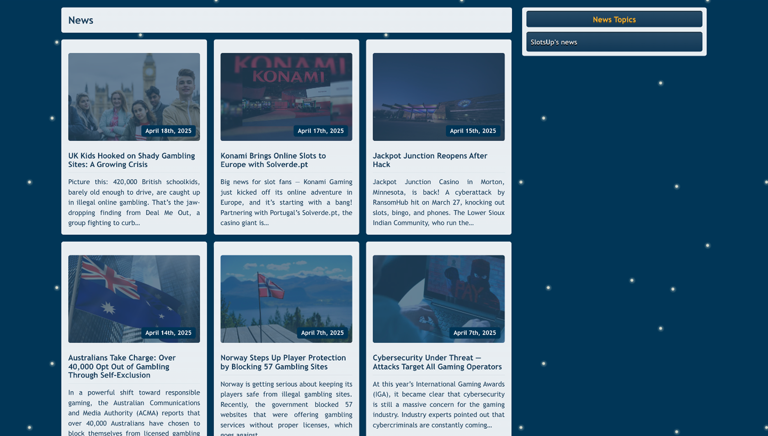 News before