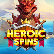 Heroic Spins logo