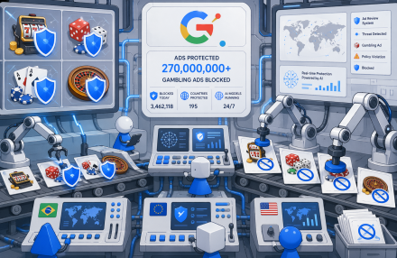 Google blokkeert 270 miljoen gokadvertenties in 2025 onder toenemende druk van regelgevende instanties img
