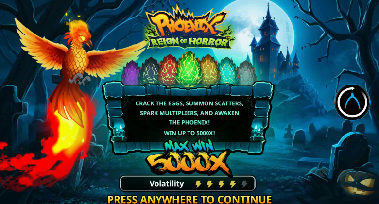 Phoenix Reign of Horror Main Screen