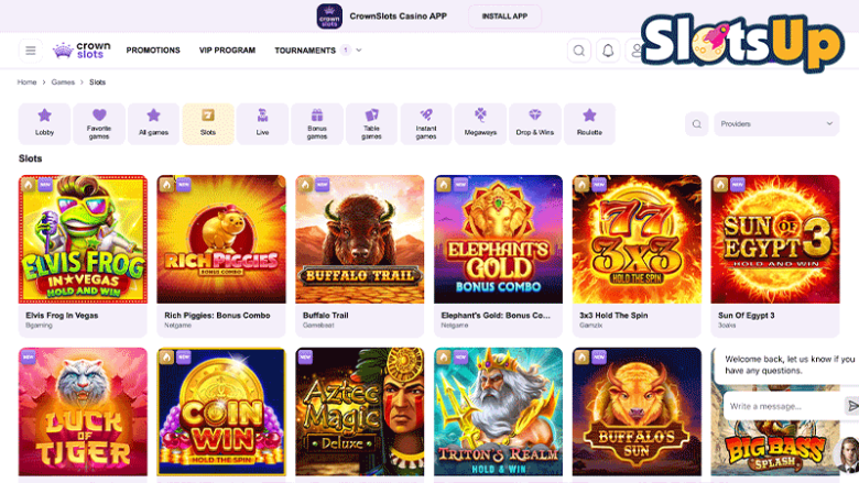 crownslots gokkasten