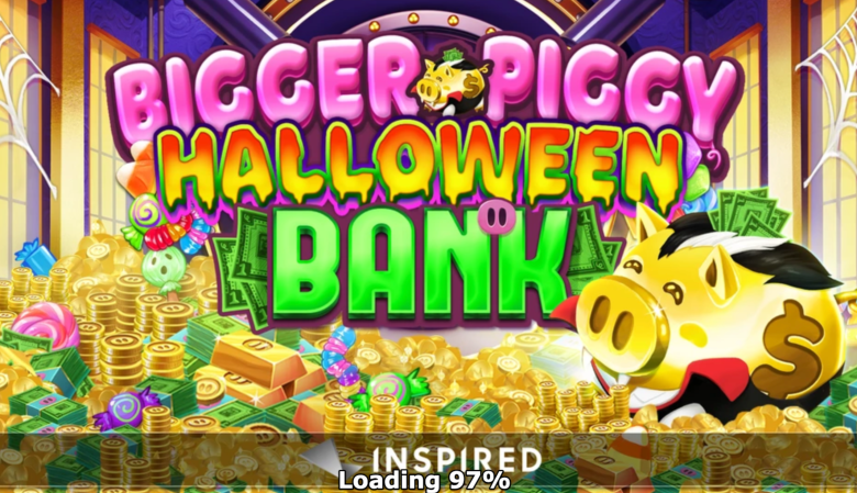 Bigger Piggy Halloween Bank Main Screen