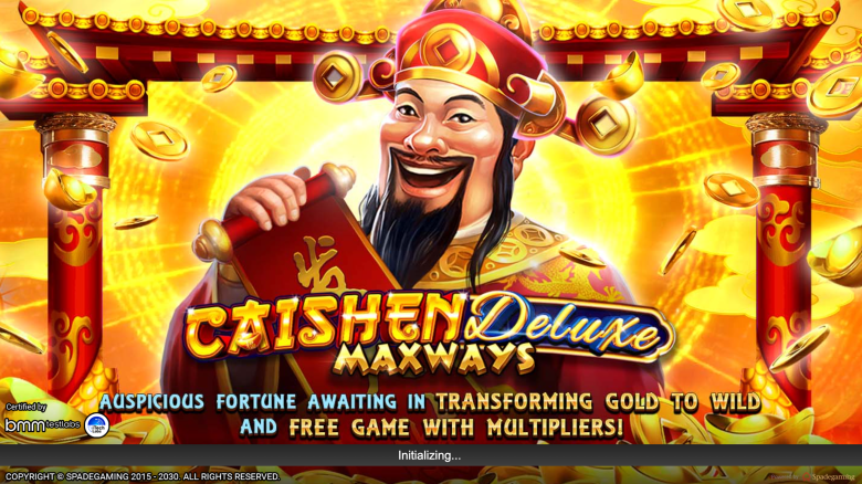 Caishen Deluxe Maxways Main Screen