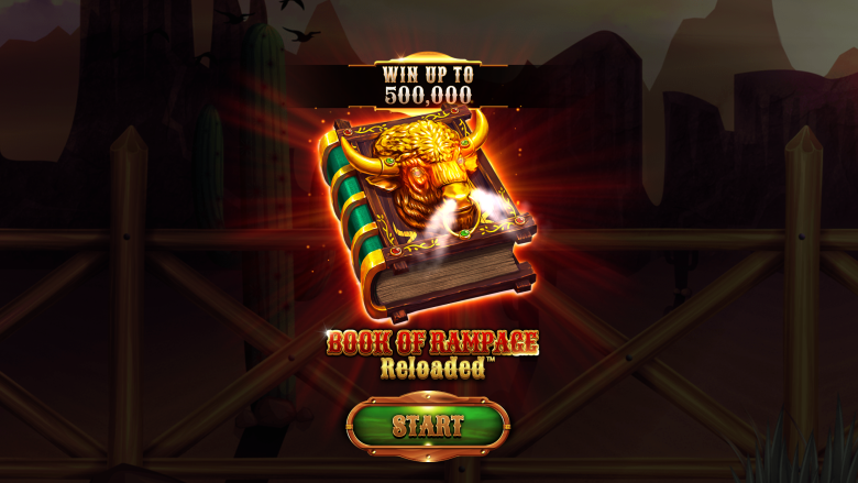 Book Of Rampage Reloaded Main Screen