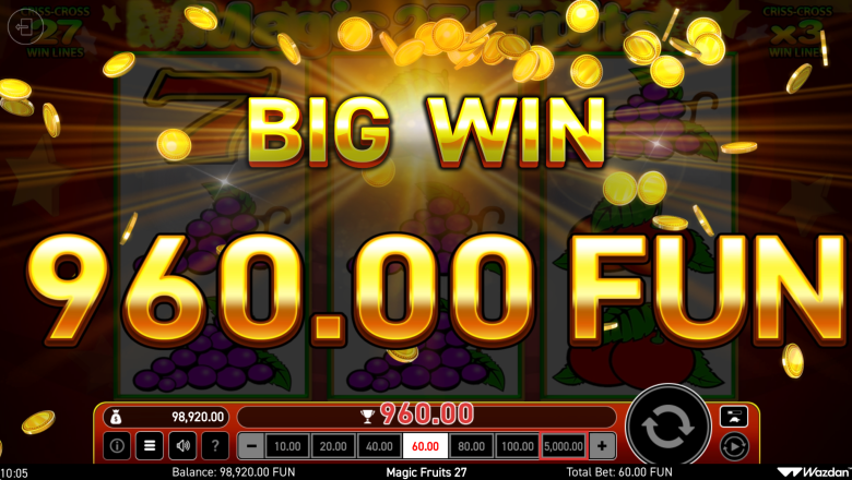 Magic Fruits 27 Big Win
