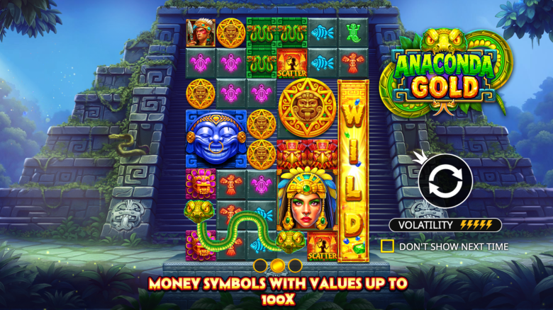 Anaconda Gold Main Screen