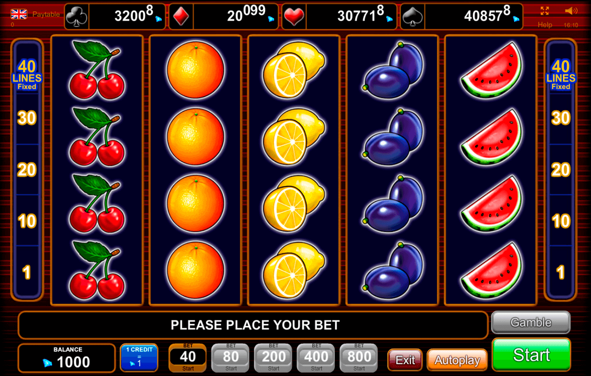 40 super hot egt casino gokkasten