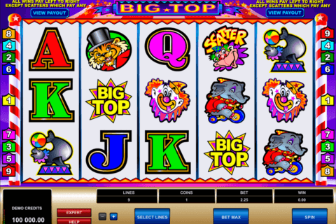 big top microgaming casino gokkasten 