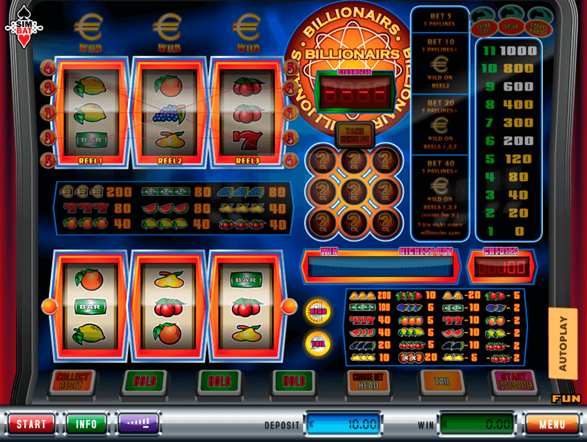 billionairs simbat casino gokkasten 