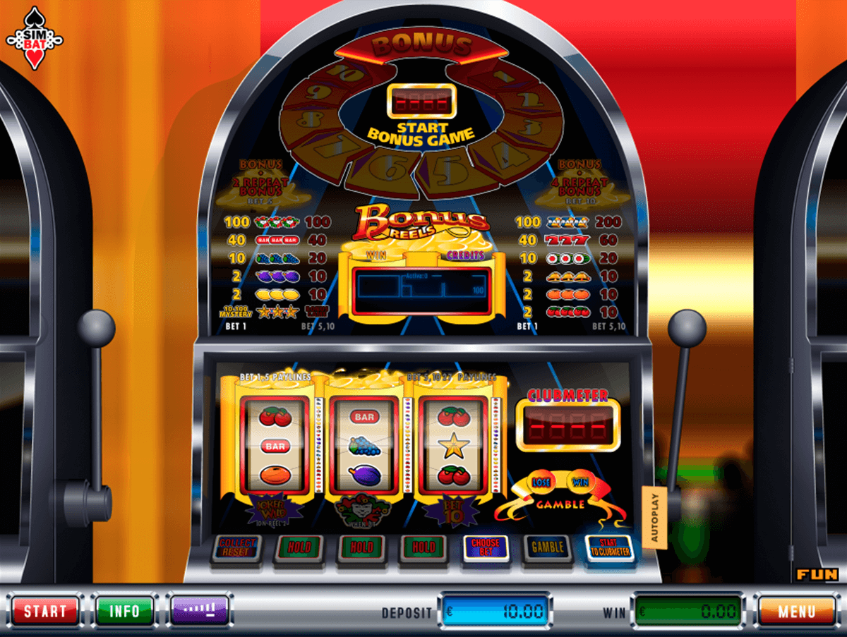 bonus reels simbat casino gokkasten 