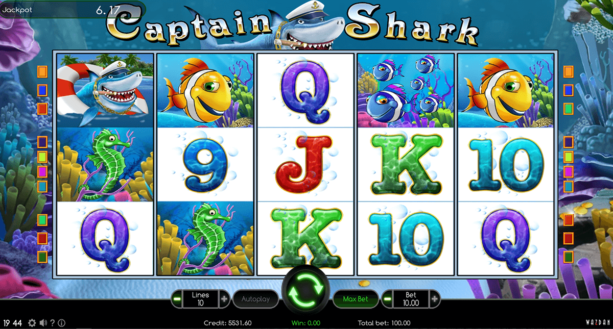 captain shark wazdan casino gokkasten