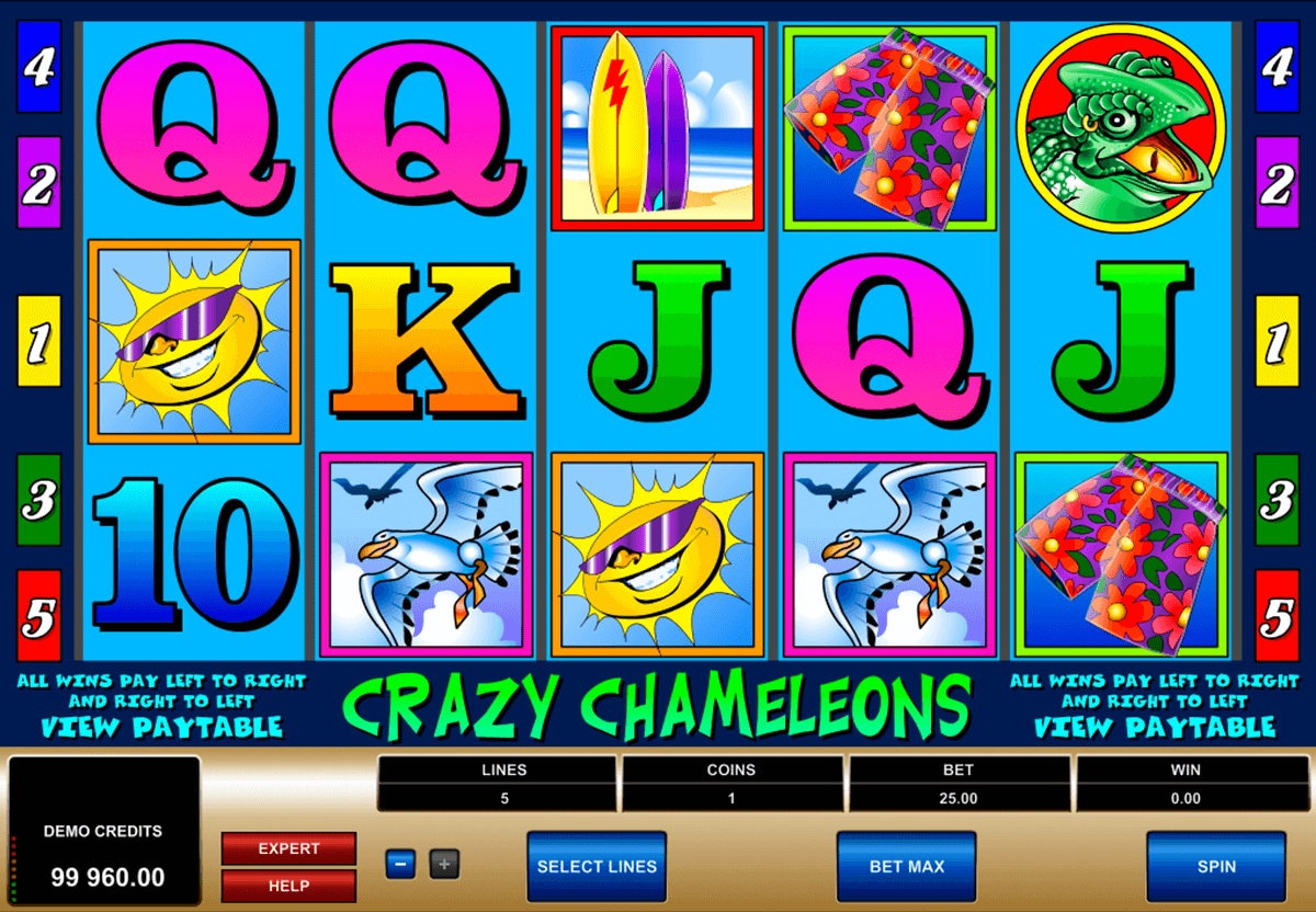 crazy chameleons microgaming casino gokkasten 