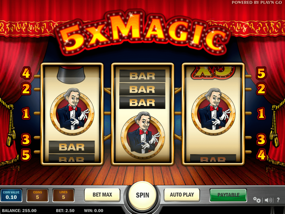 5x magic playn go casino gokkasten
