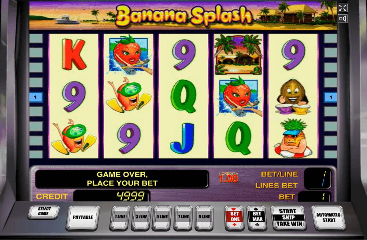 banana splash novomatic casino gokkasten