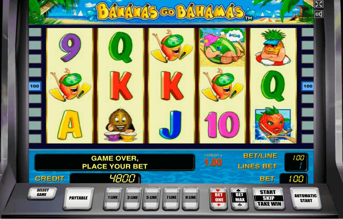bananas go bahamas novomatic casino gokkasten 
