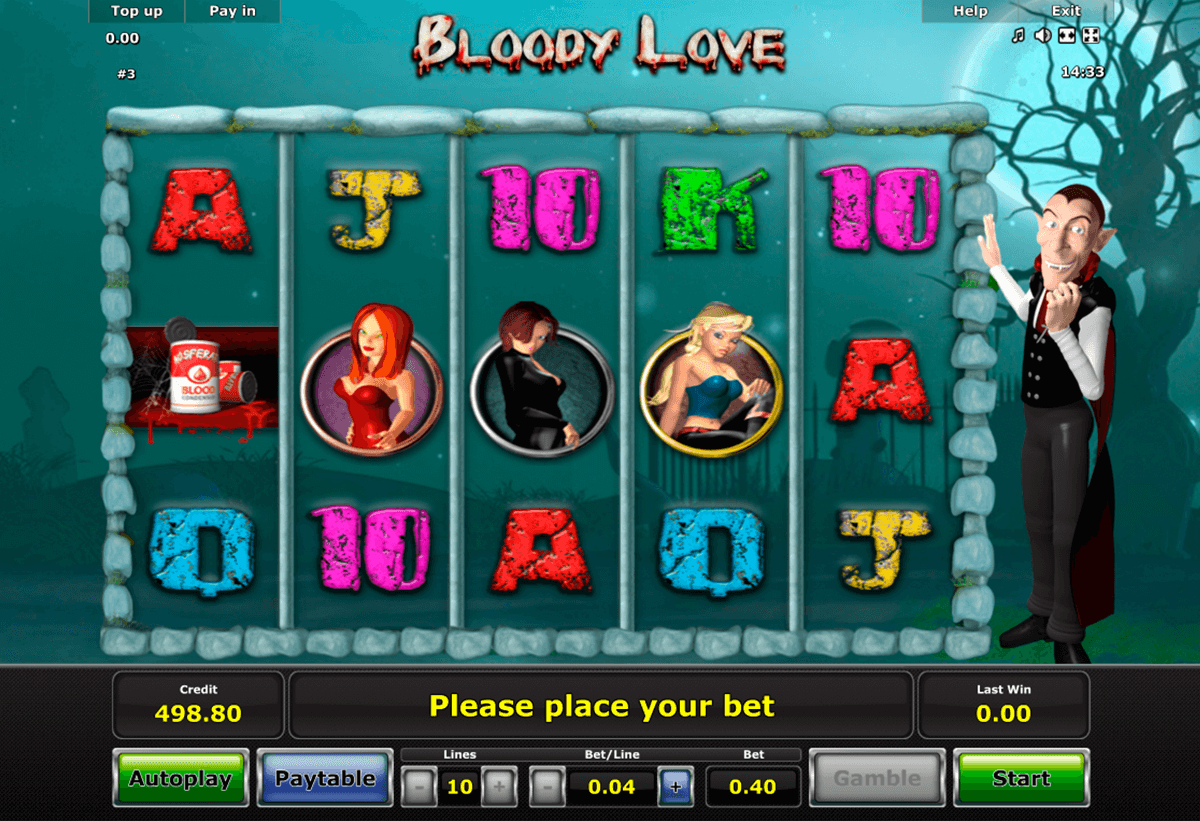 bloody love novomatic casino gokkasten 