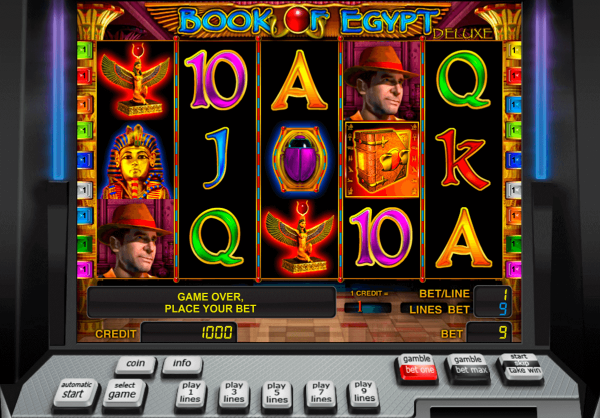 book of egypt deluxe novomatic casino gokkasten