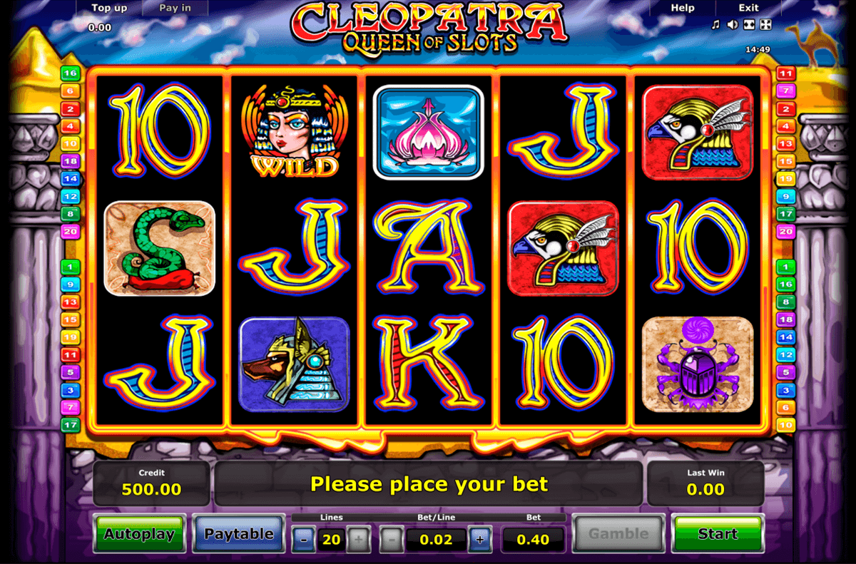 cleopatra novomatic casino gokkasten 