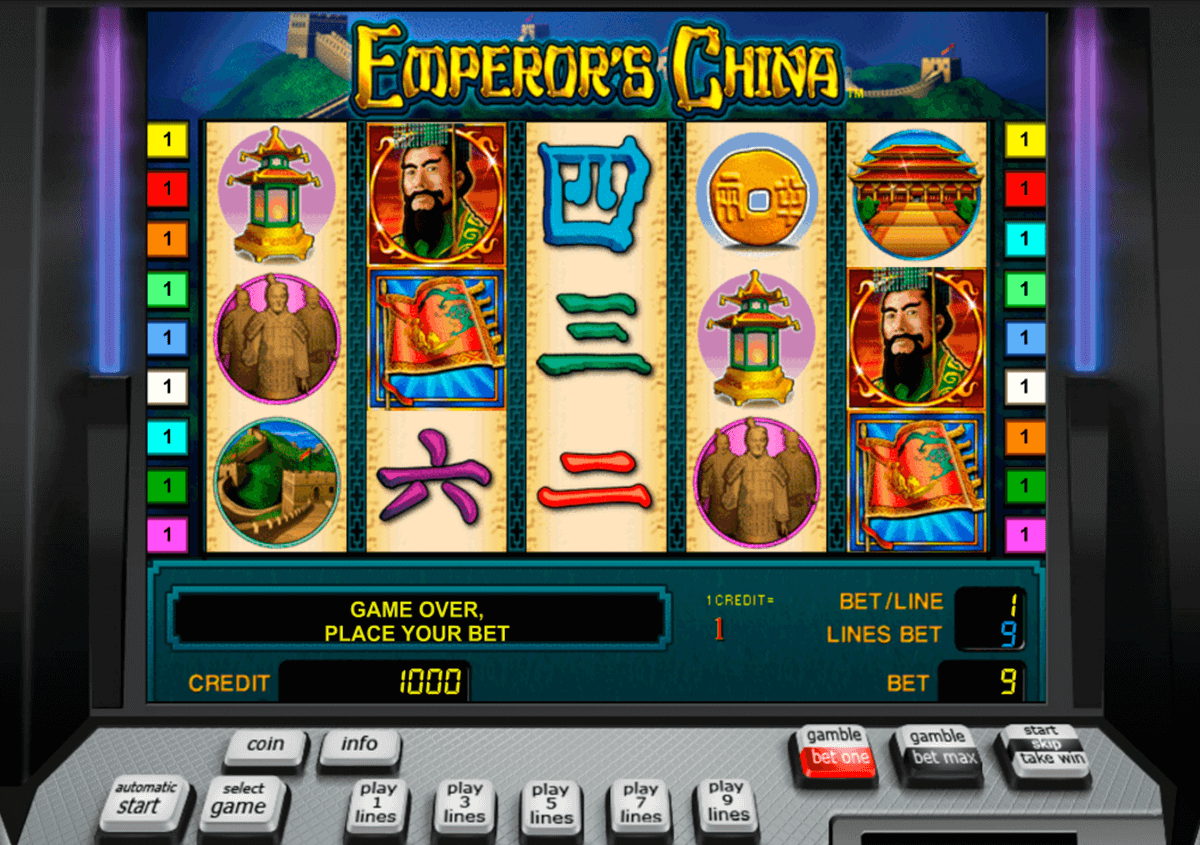 emperors china novomatic casino gokkasten