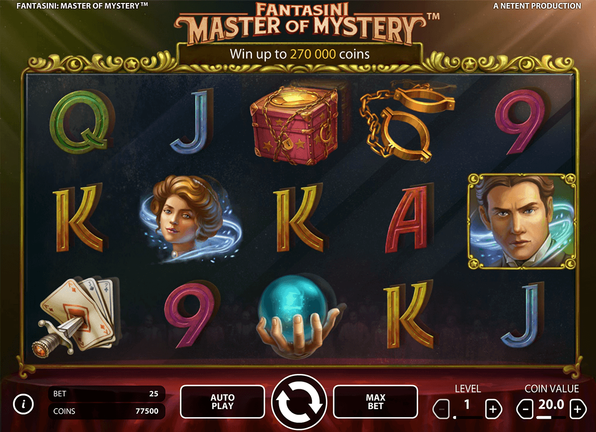 fantasini master of mystery netent casino gokkasten 