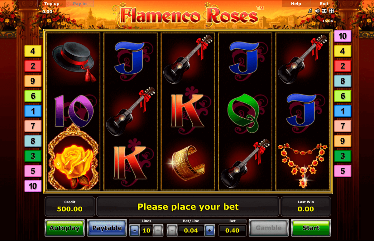 flamenco roses novomatic casino gokkasten 