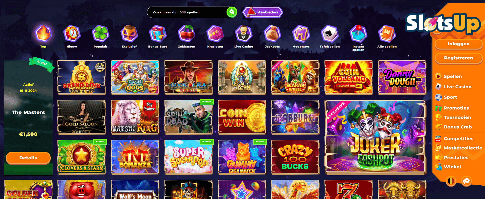 Wazamba Casino Online Spellen en Gokkasten