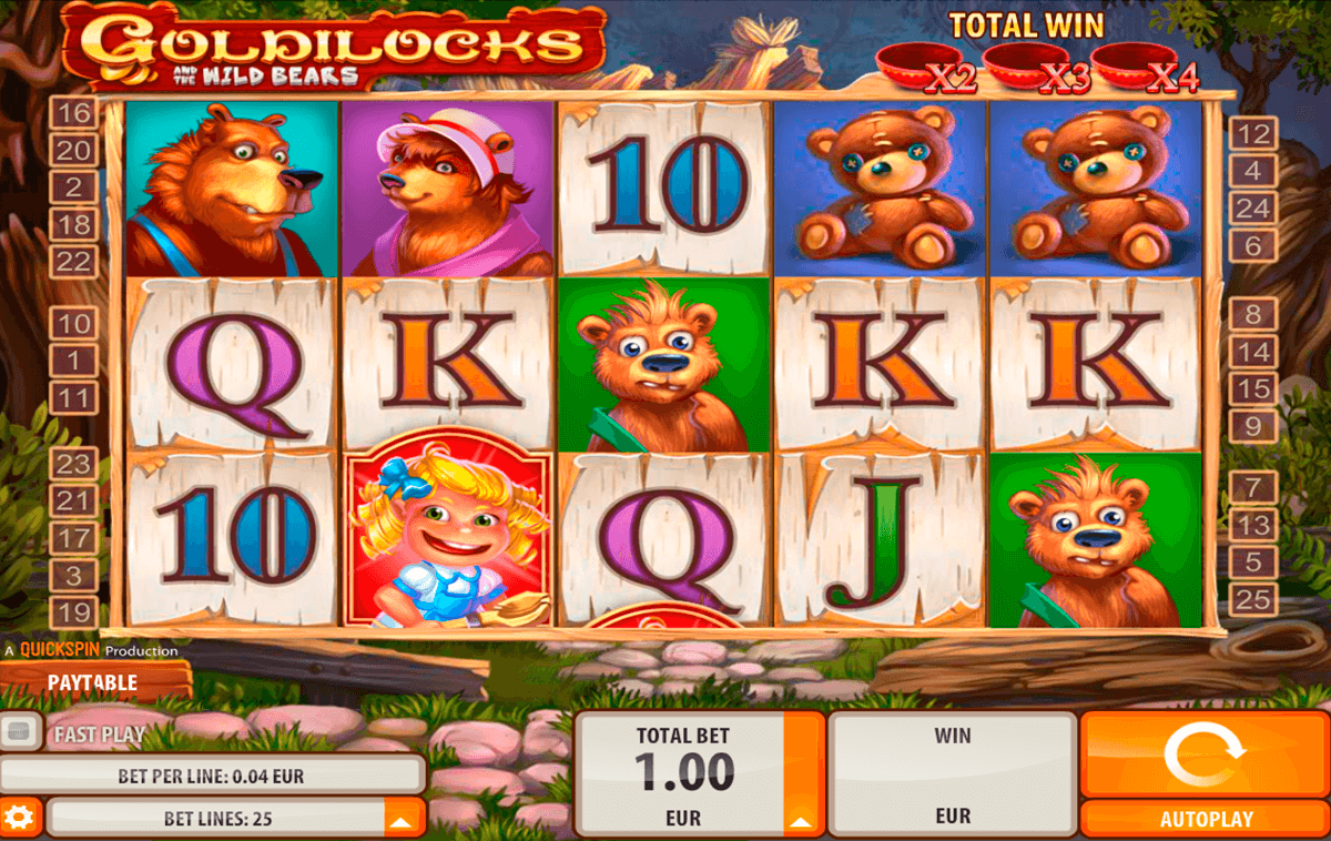goldilocks quickspin casino gokkasten 