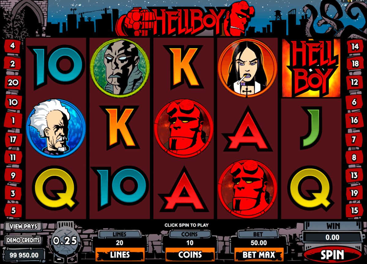hellboy microgaming casino gokkasten