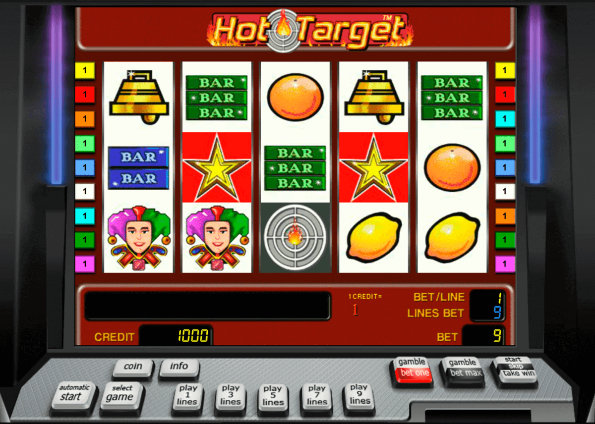 hot target novomatic casino gokkasten 