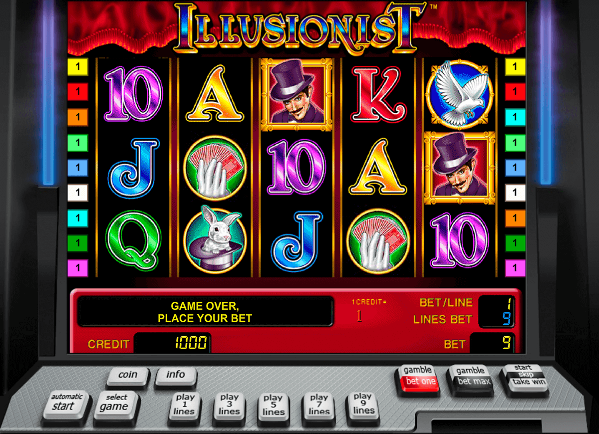 illusionist novomatic casino gokkasten 