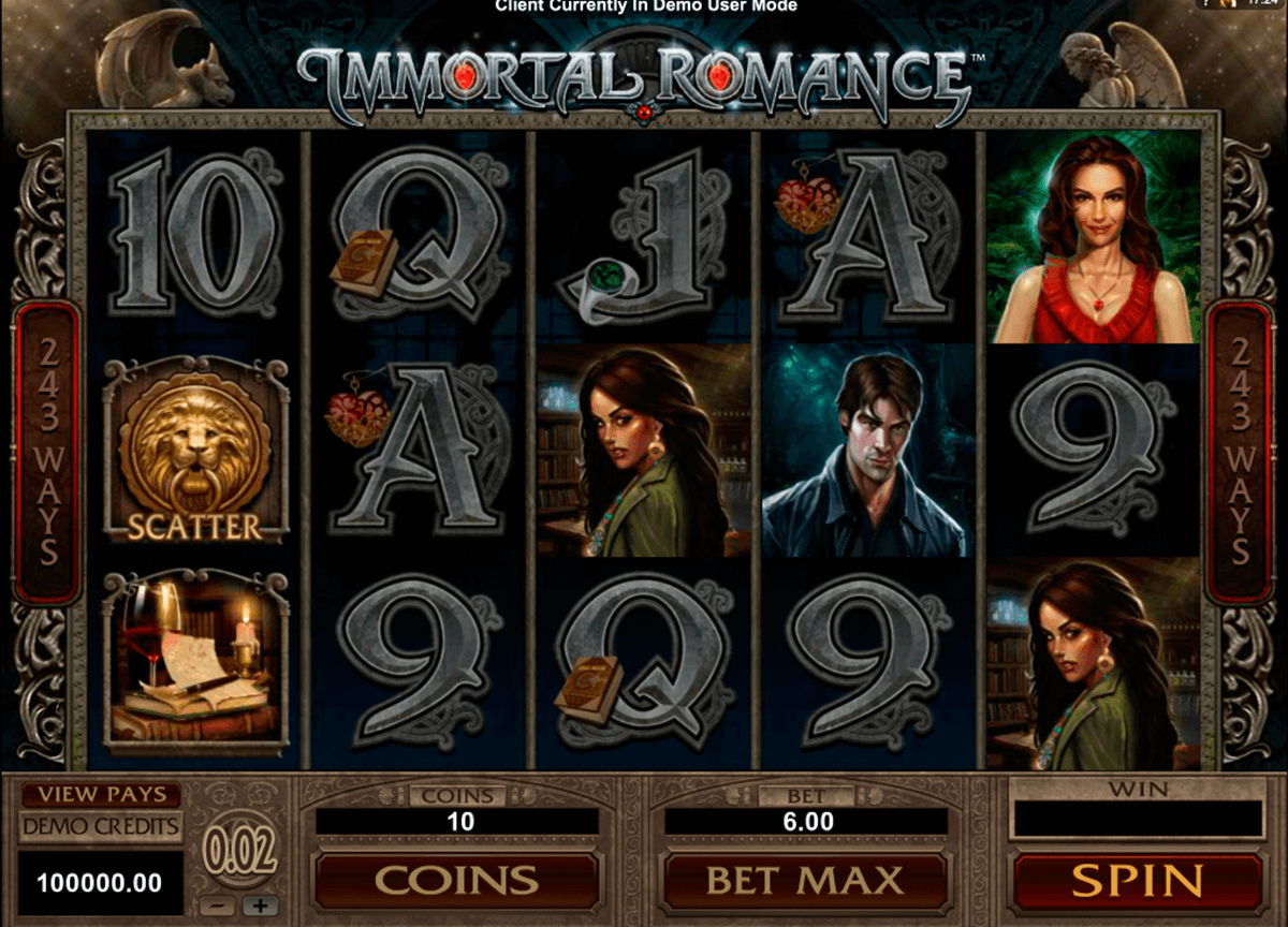immortal romance microgaming casino gokkasten 