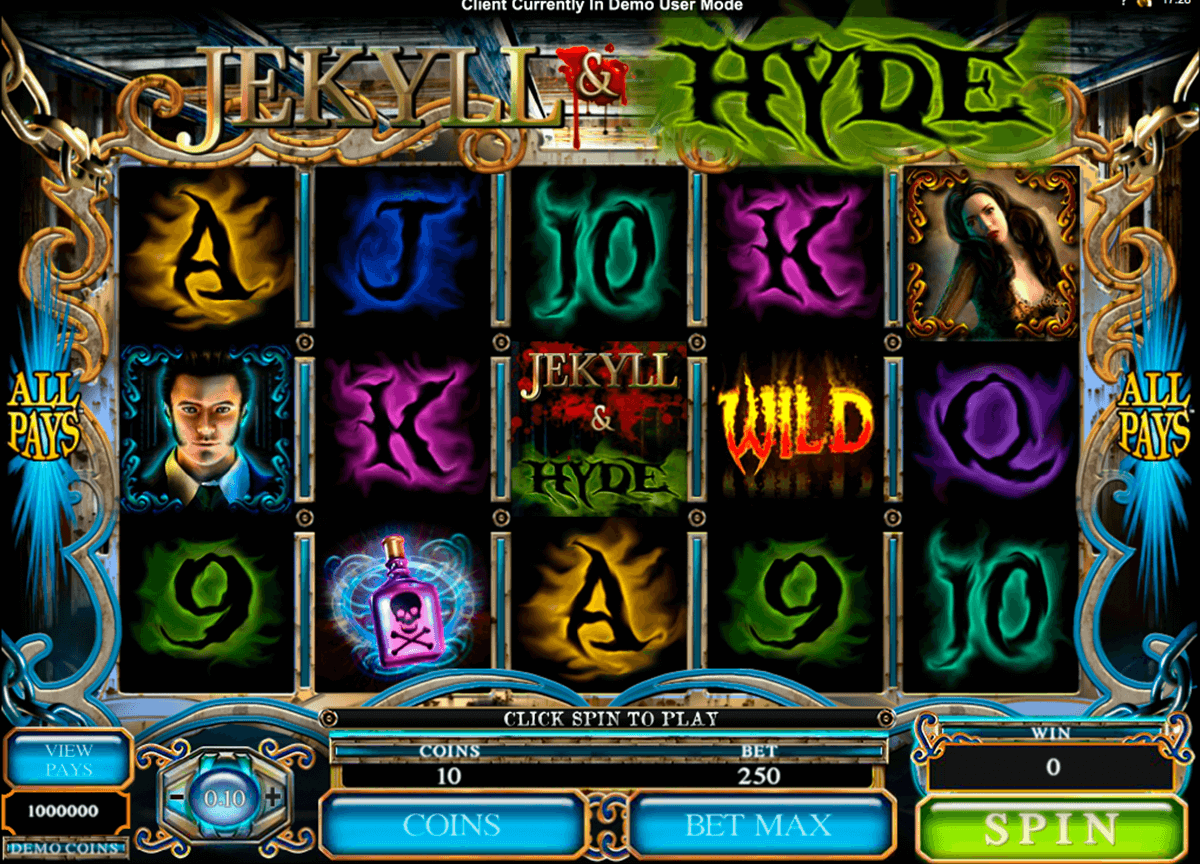jekyll hyde microgaming casino gokkasten 