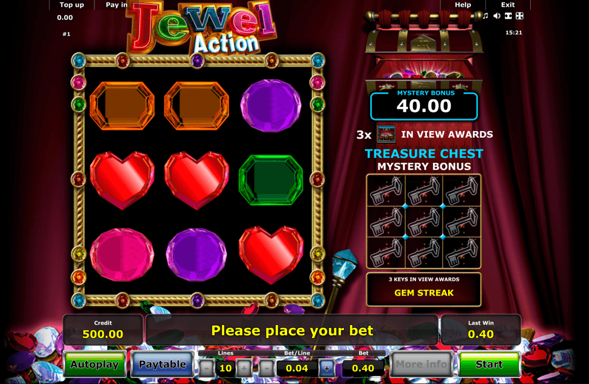 jewel action novomatic casino gokkasten 