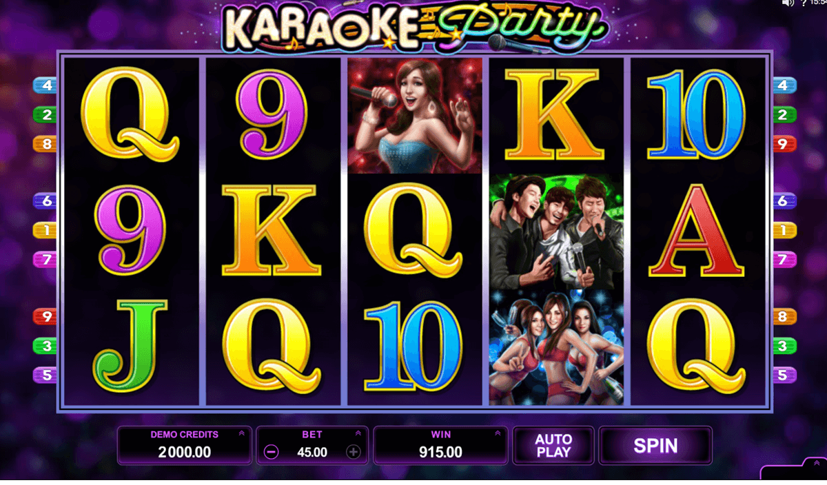 karaoke party microgaming casino gokkasten 