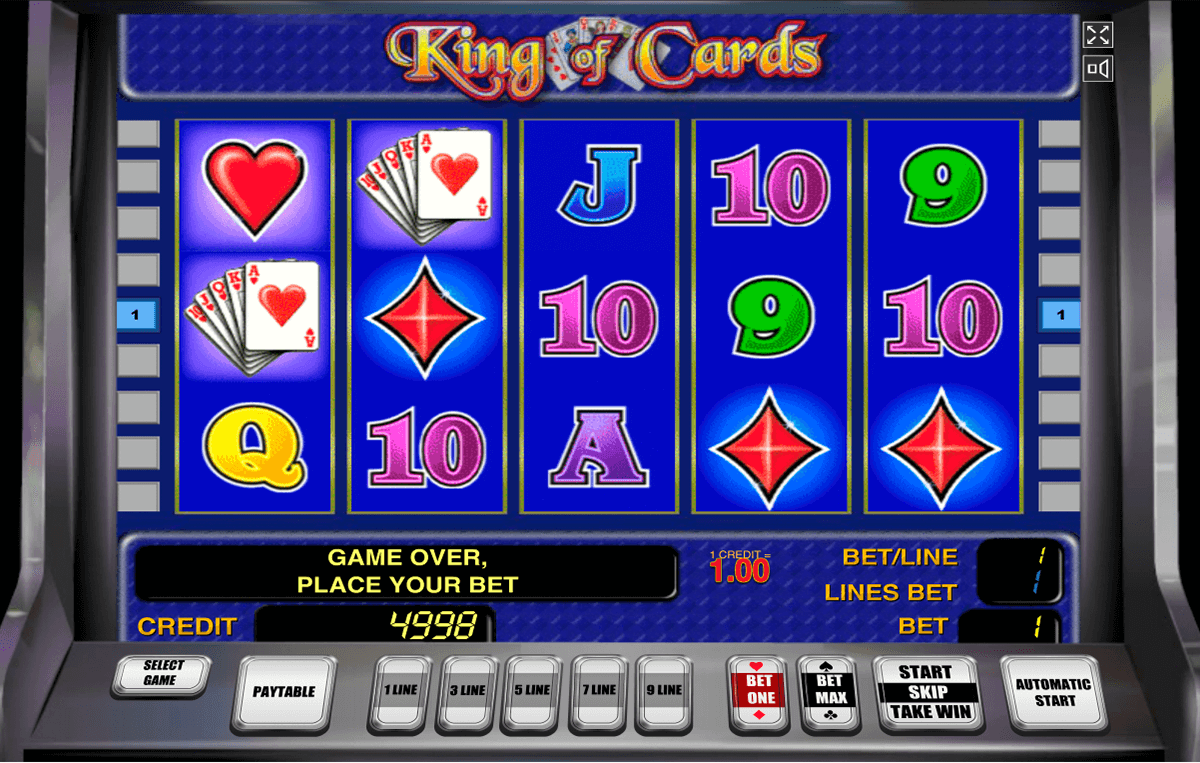 king of cards novomatic casino gokkasten 