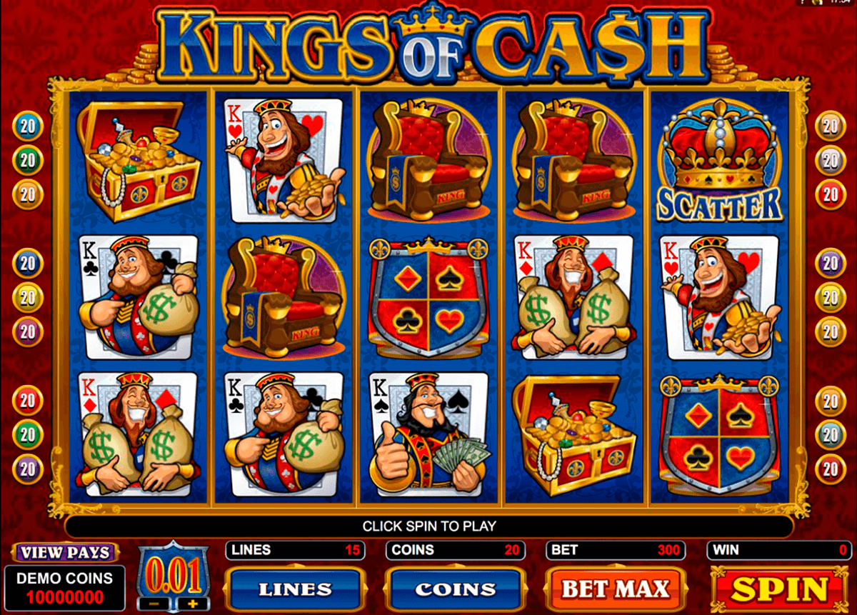 kings of cash microgaming casino gokkasten