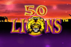 logo 50 lions aristocrat gokkast spelen 