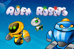 logo alien robots netent gokkast spelen 