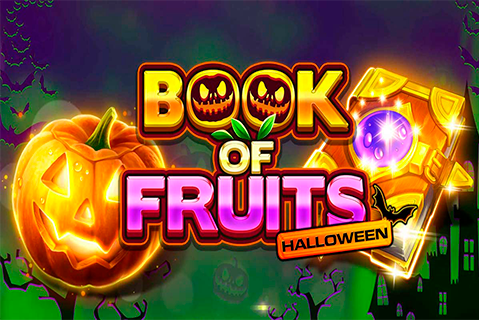 logo book of fruits halloween amatic 