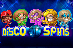 logo disco spins netent gokkast spelen 