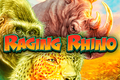 logo raging rhino wms gokkast spelen 