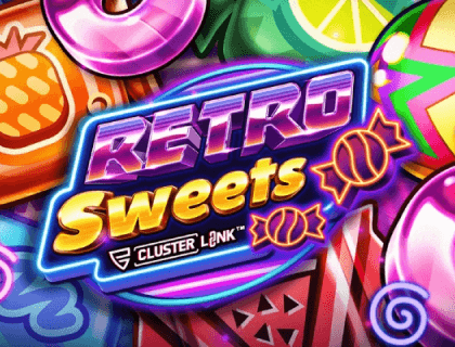 logo retro sweets push gaming 