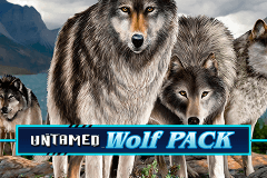logo untamed wolf pack microgaming gokkast spelen 