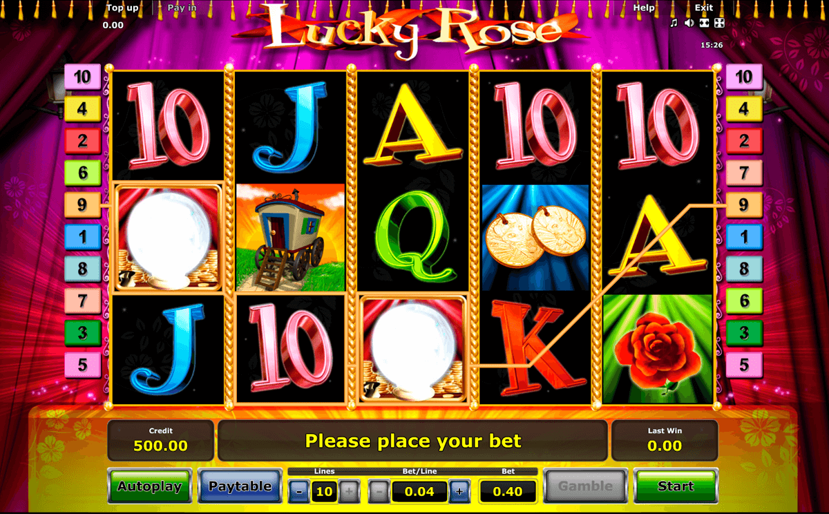 lucky rose novomatic casino gokkasten 