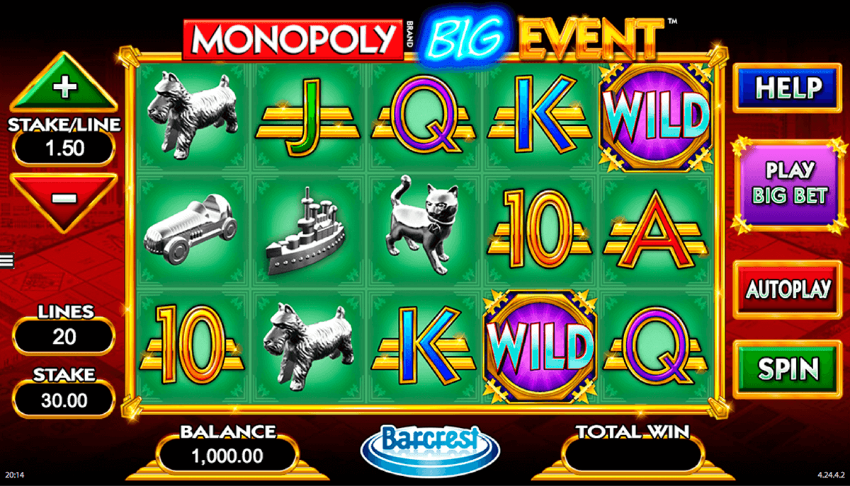 monopoly big event wms casino gokkasten