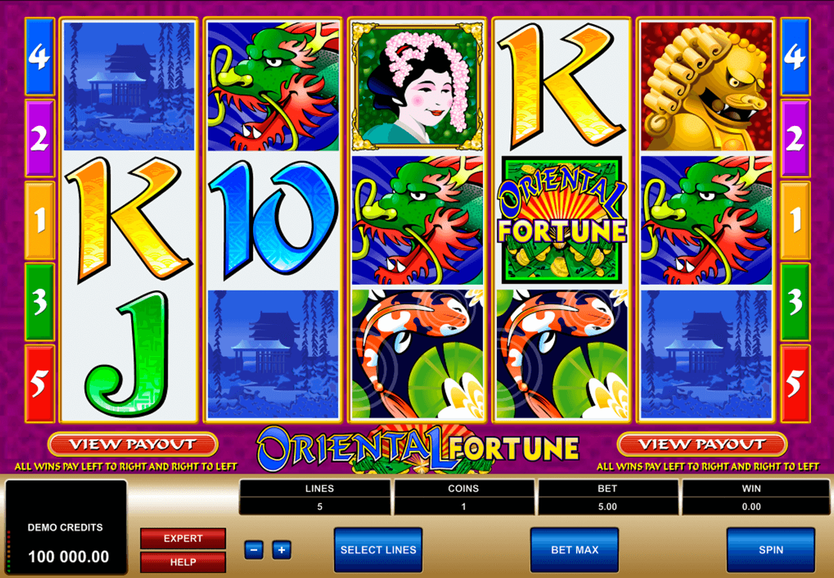 oriental fortune microgaming casino gokkasten 