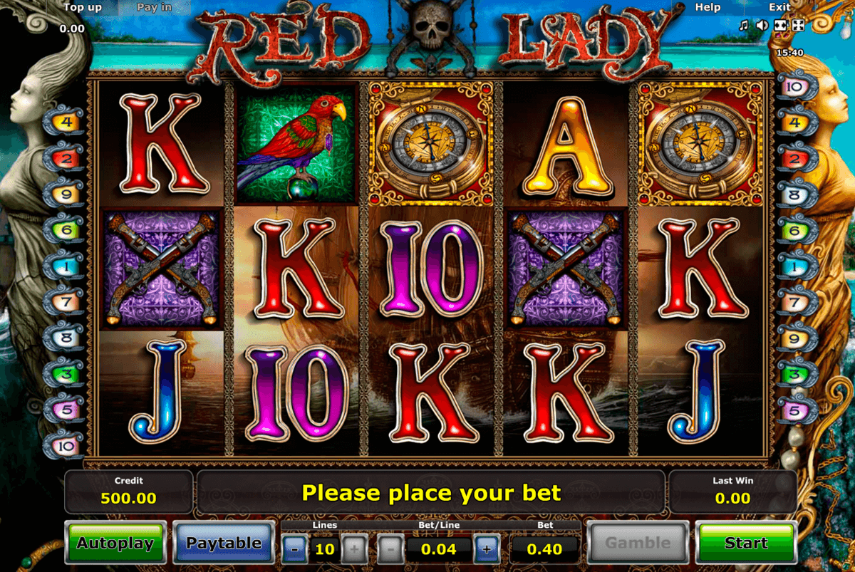 red lady novomatic casino gokkasten 